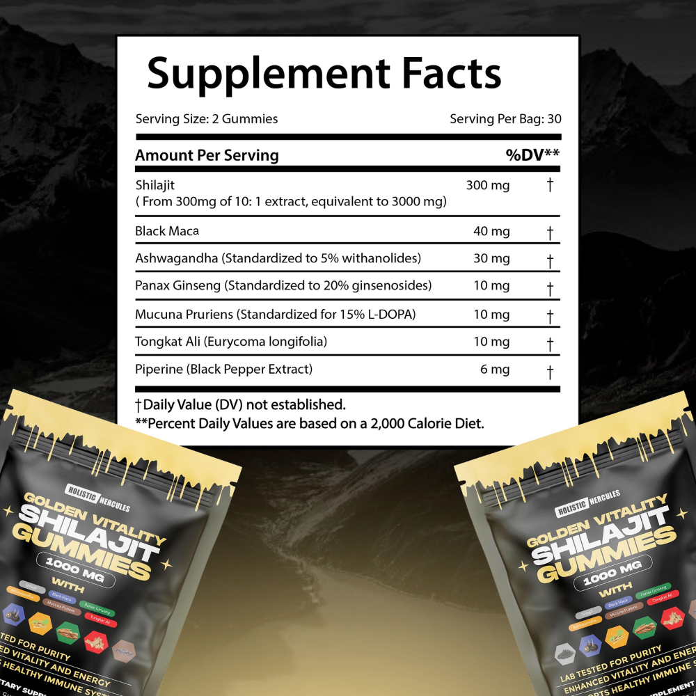 6 in 1 Shilajit Gummies
